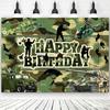 Camouflage Geburtstag Hintergrund Soldat Waffe Camouflage Armee Militär Panzer Junge Geburtstag Dekorationen Partyzubehör Foto Requisiten Geschenke
