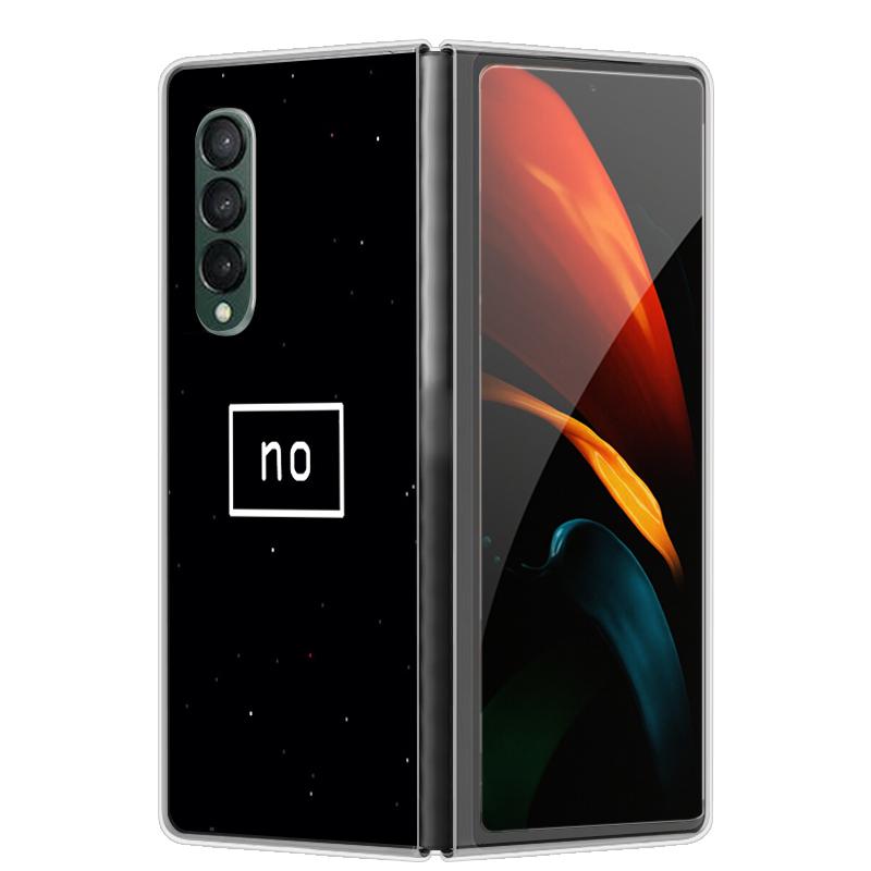 Etui na Galaxy Z Fold 7 6 5 3 4 2 Przezroczyste Twarde Składane Luksusowe Malowane Dla Samsunga Z Fold 7 Fold Specjalne Fold2 Przezroczyste Etui