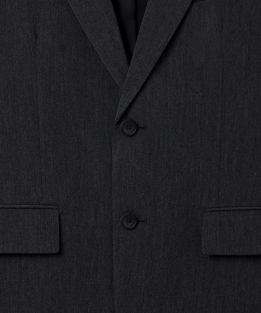 Musinsa Standard Relaxed Basic Blazer [Charcoal Gray]