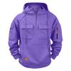 Herren Hoodie mit vielen Taschen - Utility Kapuzenpullover
