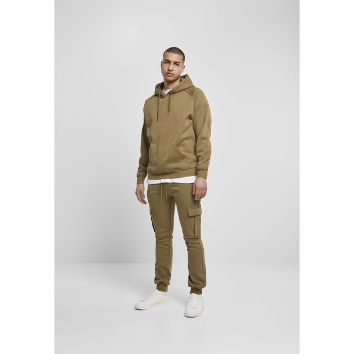 Sweatshirt à capuche - Urban Classics - Modèle blank - Vert olive - Manches longues - Homme