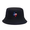 New State Flag Embroidered Bucket Hat Outdoor Sunscreen Sunshade Sun Hat Men's and Women's Leisure Basin Hat