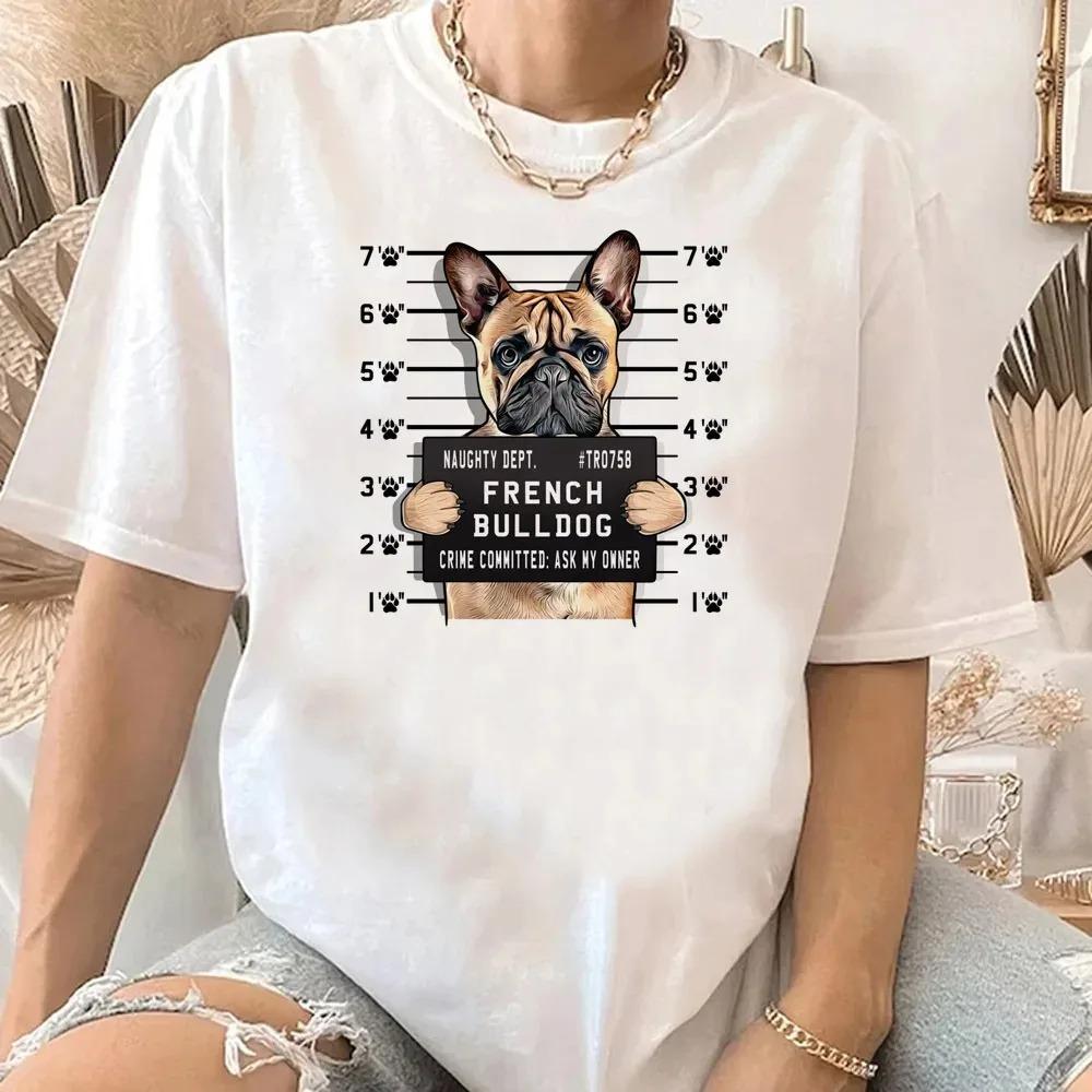 Cute French Bulldog Graphic T Shirt With Cool Sunglasses Yoga Mugshot Adorable Poses Designs Stylish Casual Short Sleeve Tee