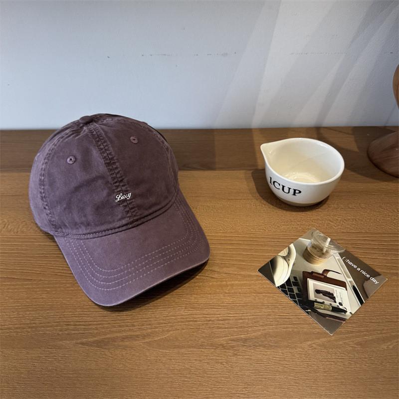 Street Dance Baseball Cap With Embroidered Letters Wide Brim For Summer Casual Wear