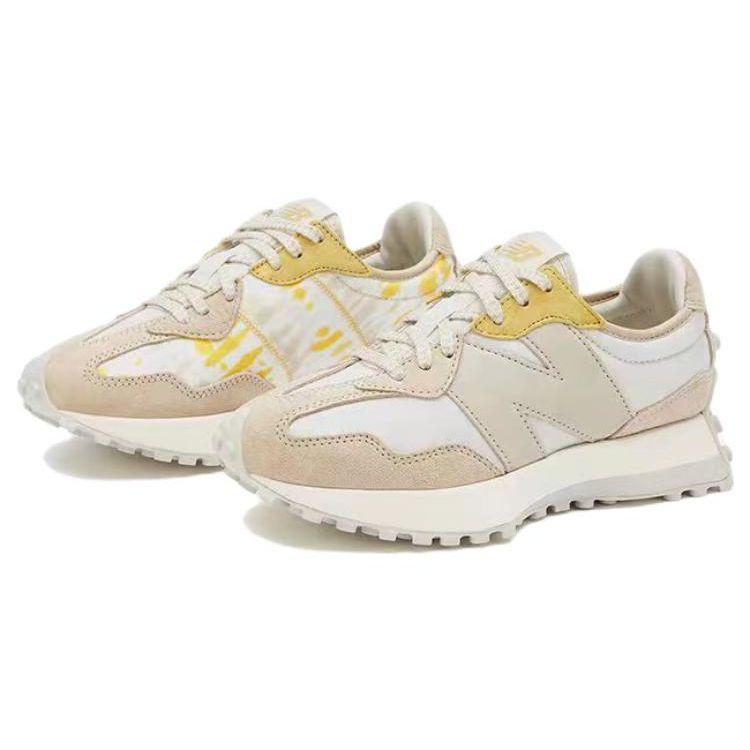 BEAST X New Balance  327 Tie-Dye - Sea Salt Women Sneakers Cream Light-Khaki White WS327BZT