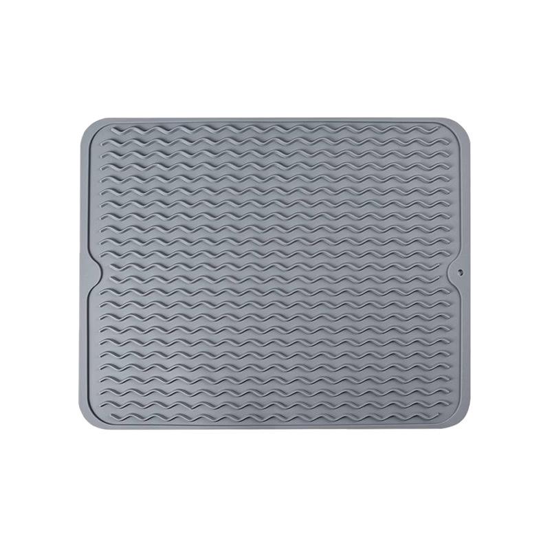 Silicone Water Ripple Drain Mat: Food-Grade Nordic Minimalist Table Placemat.