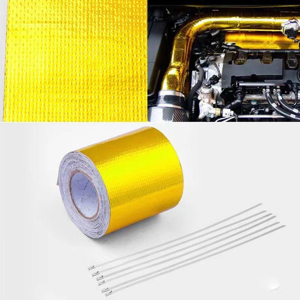 50mmx10M/50mmx5M Insulation Shield Wrap Tape High Temperature Heat Bandage Tape