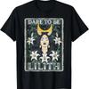 Lilith Tarot Card Goddess Dare To Be Pagan Witch T Shirt Vintage Washed Designer Clothes Fashion Breathable Streetwear