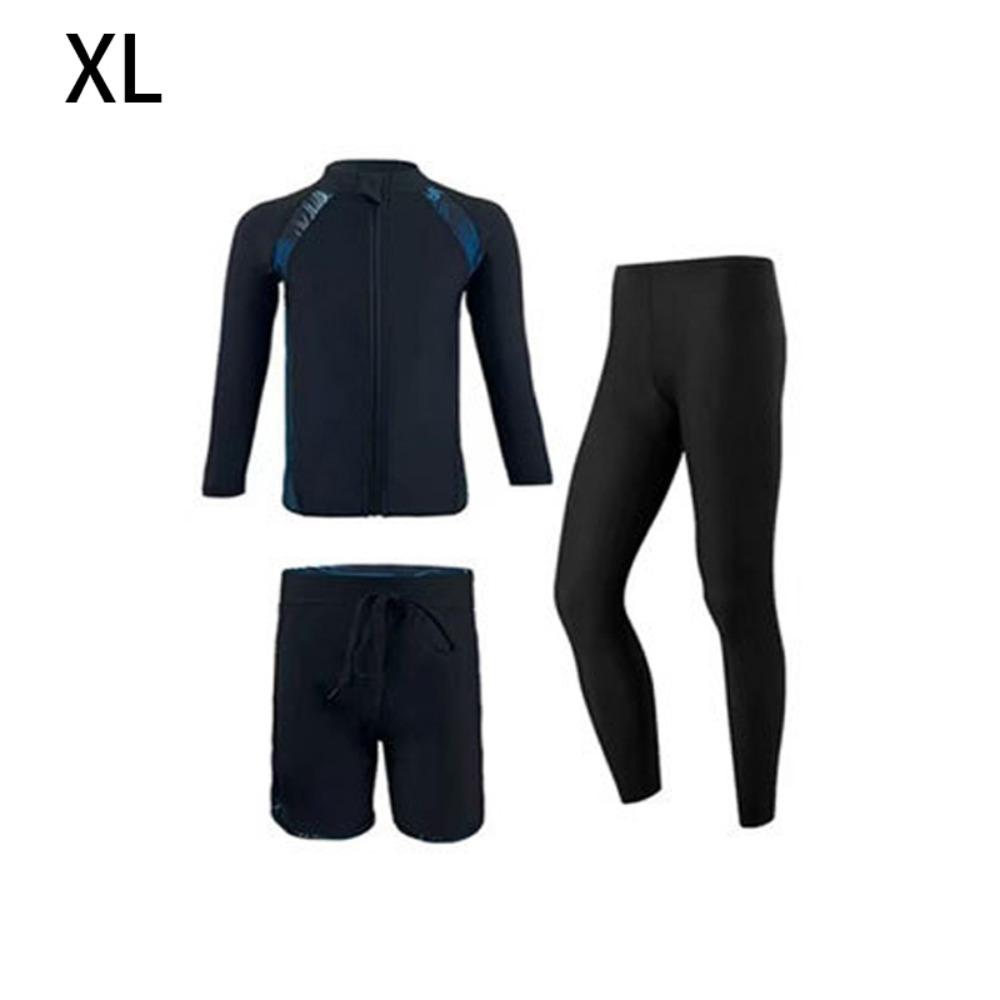 

Long Sleeves Split Wetsuit Long Trousers Swimming Wear Lovers Surf Suit Swimming L-Male style