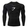 GYMSHARK Herren Schnelltrocknendes Kompressionsshirt mit langen Ärmeln - Atmungsaktive Sportbekleidung für Laufen & Fitness