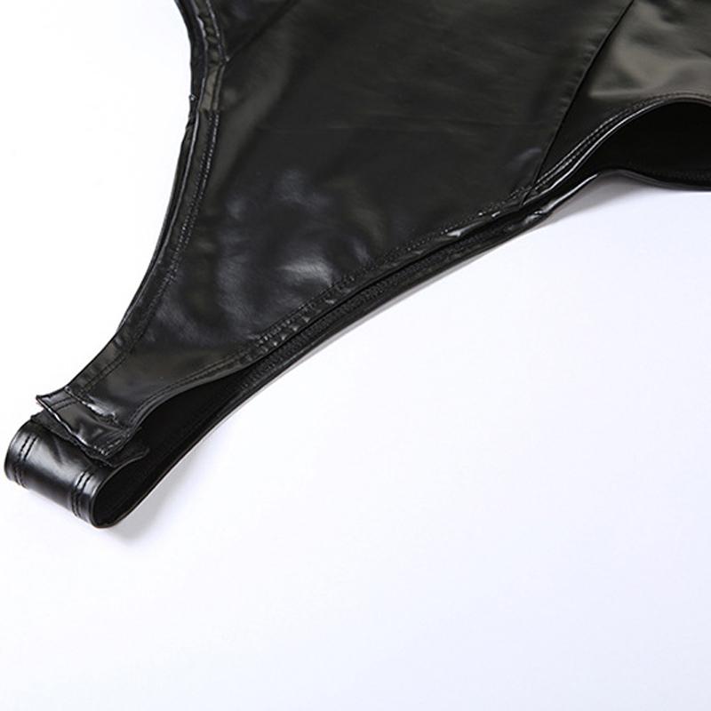 Body Lingerie Nero Sottile Sexy Traforato Body Per Donna Da Vestire Senza Maniche Corsetto Top Patchwork Vestiti Estivi Per Donna