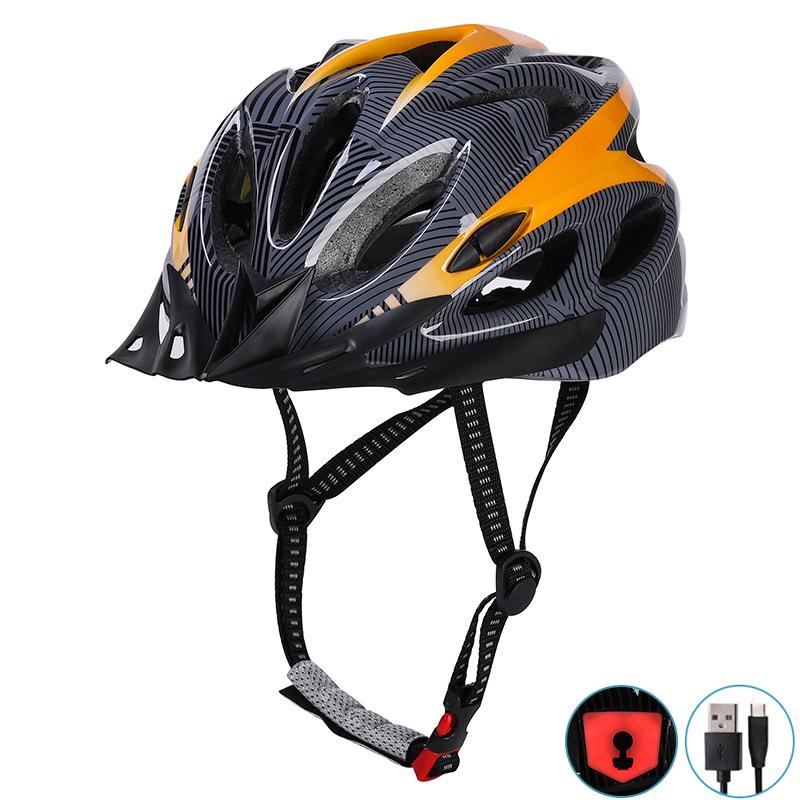 Safety Bike Helmet for Men & Women with Built-in Rear LED Light
