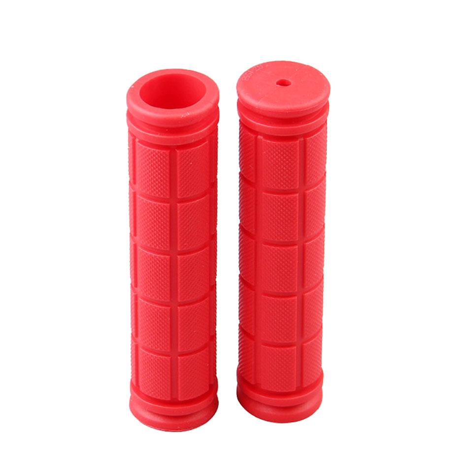 2PCS Bicycle Grips Rubber Bike Handlebar Grip MTB Mountain Bike Grip Accessories Anti-slip Bike Scooter Grip Cover Cycling Parts