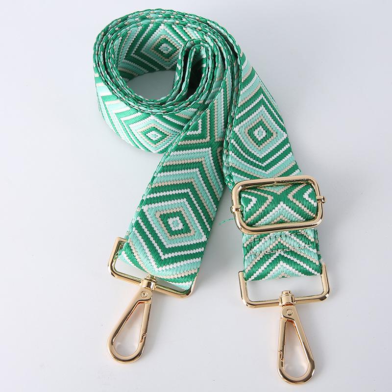 New Color Embroidered Shoulder Strap Crossbody Shoulder Bag Strap Adjustable Replacement Strap Creative Bag Parts Accessories