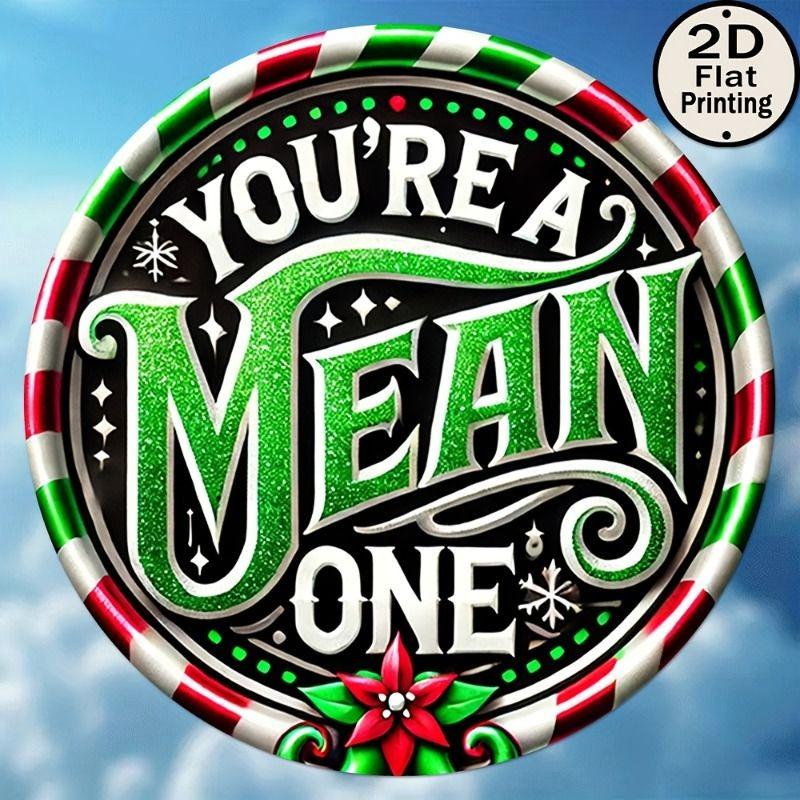 2D Flat Hanging Decorative Metal Sign Hand Painted Art