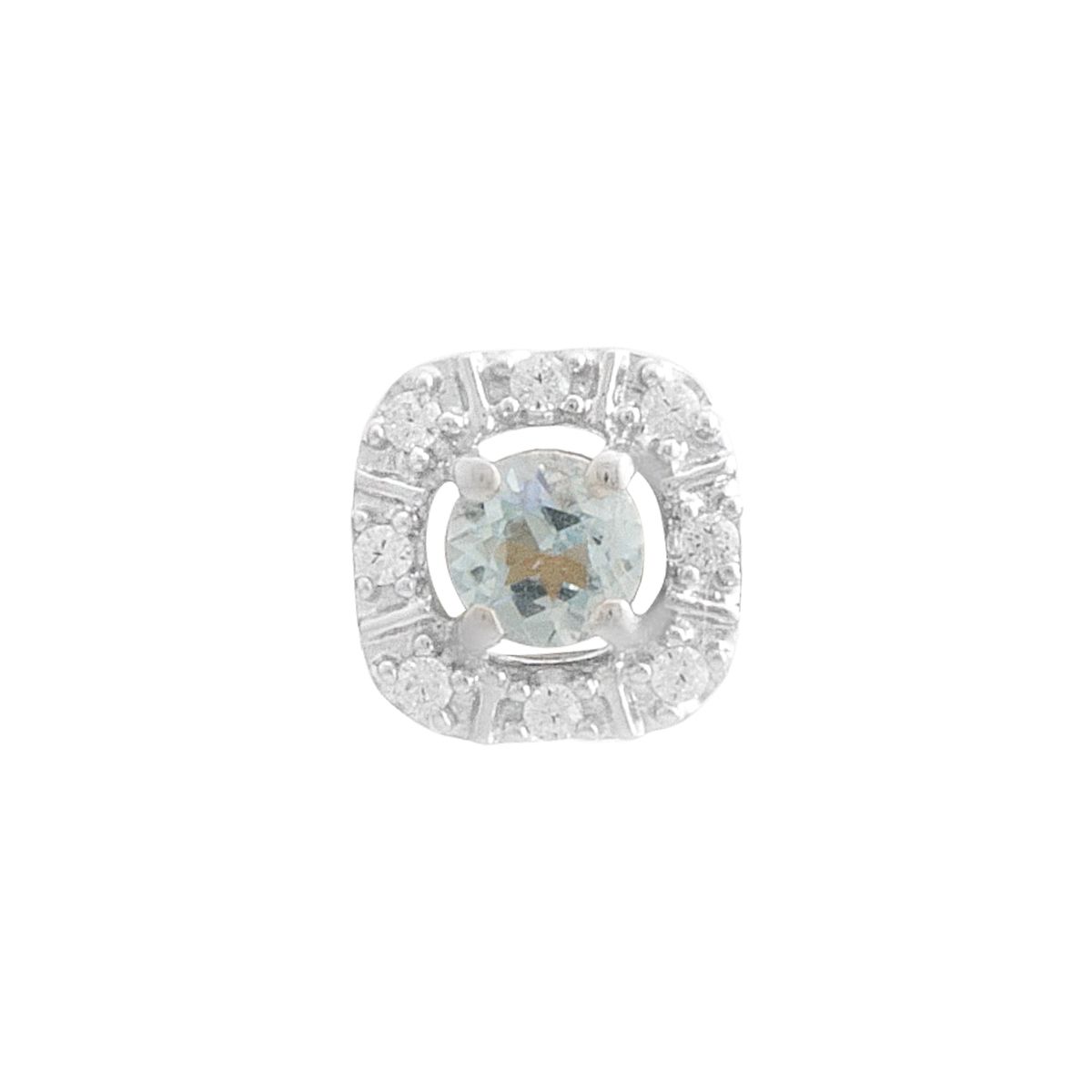 

Срібна підвіска з топазом 0.405ct (2191360) небо синє світло кольору