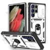 Case For Samsung S25 S24 S23 S22 Ultra Plus S24 FE A56 A36 Heavy Duty with Camera 360 Degree Rotate Kickstand Shockproof Cover