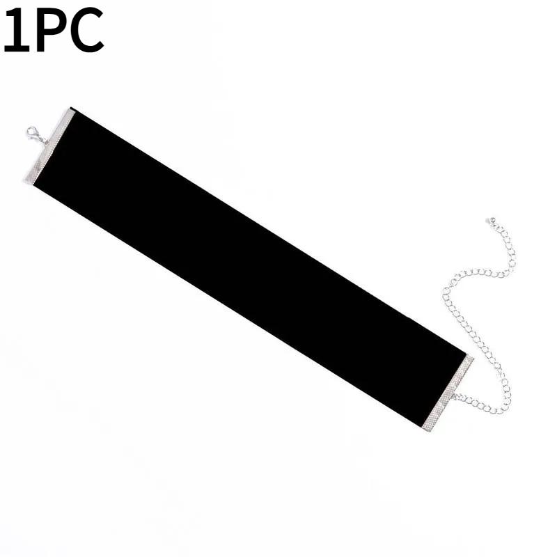 

1PC Summer Newest fashion jewelry accessories wide black lace Tattoo choker necklace for couple lovers