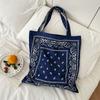 Printed Ethnic Style Shoulder Bag Retro Women's Handbag Casual Canvas Tote Bag  Travel