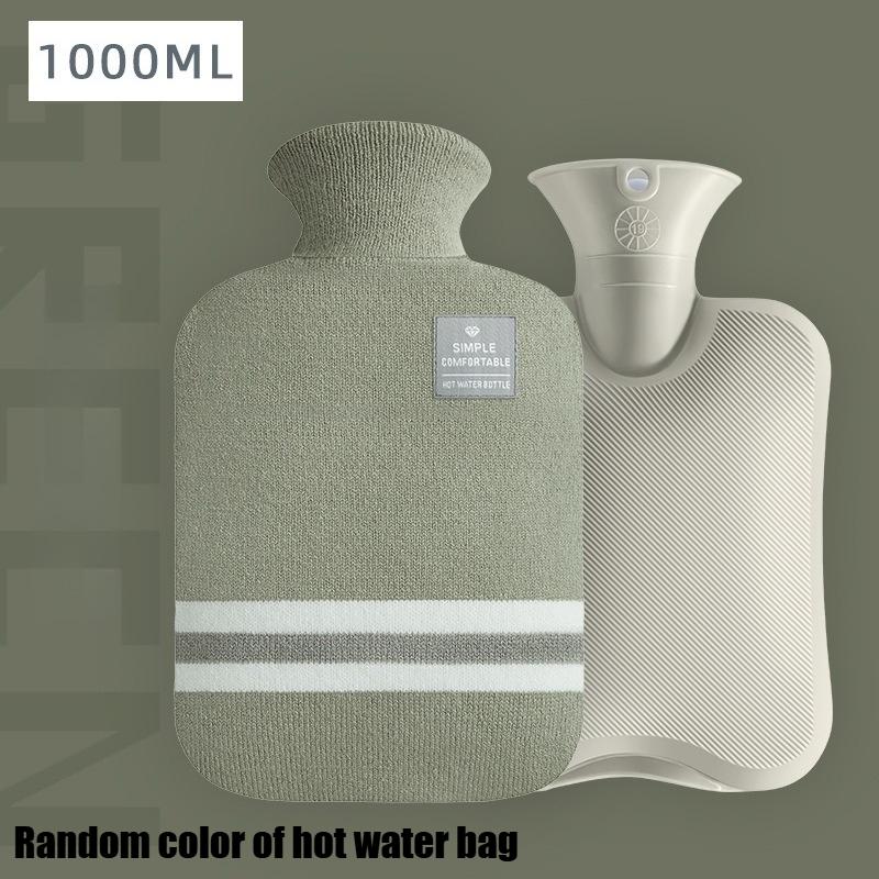

1000/2000Ml Hot Water Bottles Bag Water-filling Hot-water Bag for Female Warm Belly Hands and Feet Keep Warmer Christmas gift