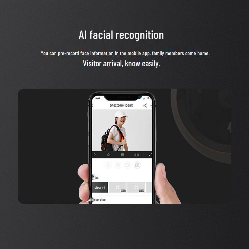 EZVIZ DP2C 3MP Chytrá kukátková kamera