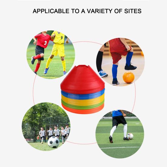 Marker Discs Wear Resistant Good Flexibility Compact Soccer Agility Training Disc Cone Training