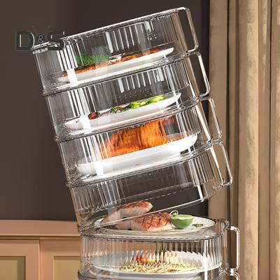 Stapelbare, isolierte Lebensmittelabdeckung, isoliert Staubfliegen, praktische Hitzekonservierung, Abdeckung für Essensreste