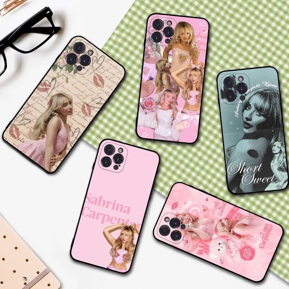 Please S-Sabrina C-Carpenter Phone Case For IPhone 16 15 14 11 12 13 Mini Pro XS Max Cover 6 7 8 Plus X Funda Shell
