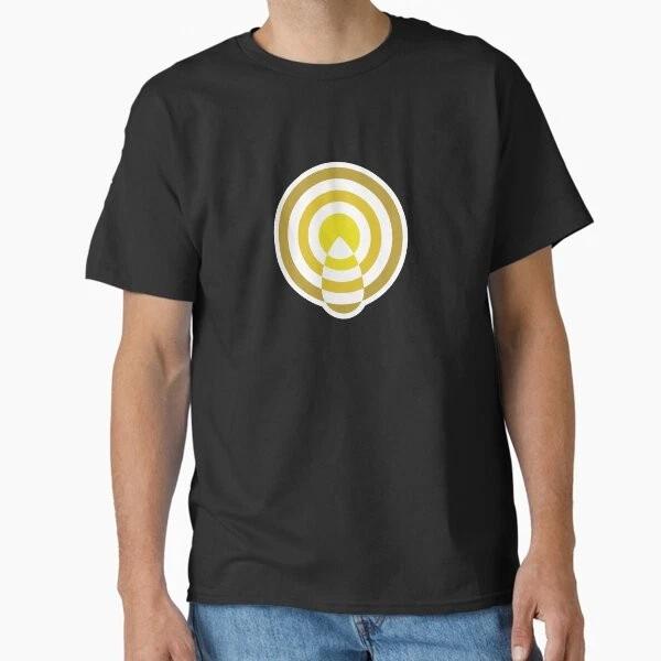 Circles Feathers Geometric Pattern Yellow Cl Made In UsaAus TShirt S2xl S