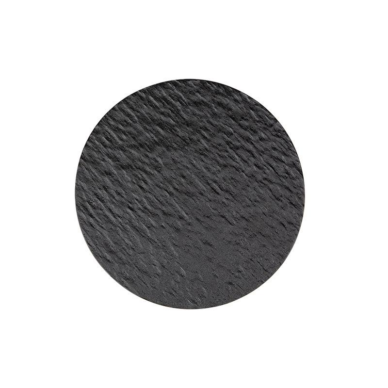 Creative Steak Dishes Ceramic Plate Stone Grain Pleated Porcelain Flat Plate Home Dinner Plate Hotel Cutlery Kitchen Utensils