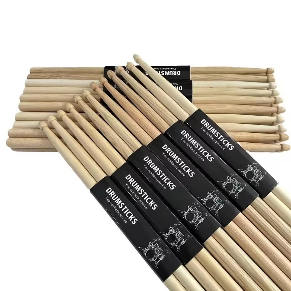 1 Pairs Lightweight Drum Mallets 5A/7A Drum Sticks Elegant Maple Drumsticks All Ages