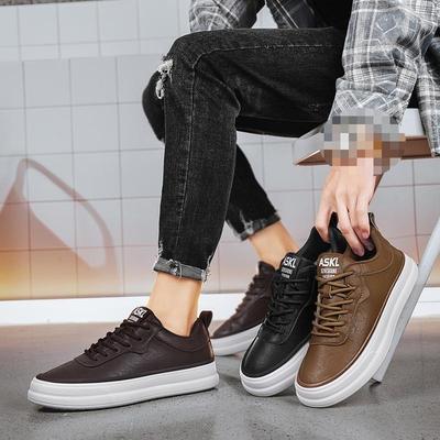 Board Shoes Men's New Spring and Autumn Simple Work Shoes Korean Version Versatile Men's Casual Shoes Live Fashion