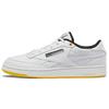 Jurassic Park x Reebok Club C Revenge "Biosyn Genetics" Low Top Skate Shoes White Yellow Unisex HQ6205