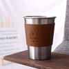 Cup Heat Insulation Cover Stainless Steel Cup Sleeve Cup Sleeve Leather Cup Cover Protective Cover