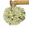 Green Prehnite Oval Cabochon Lot – Calibrated 12x8 mm Smooth Flat Back Gemstone for Jewelry Making