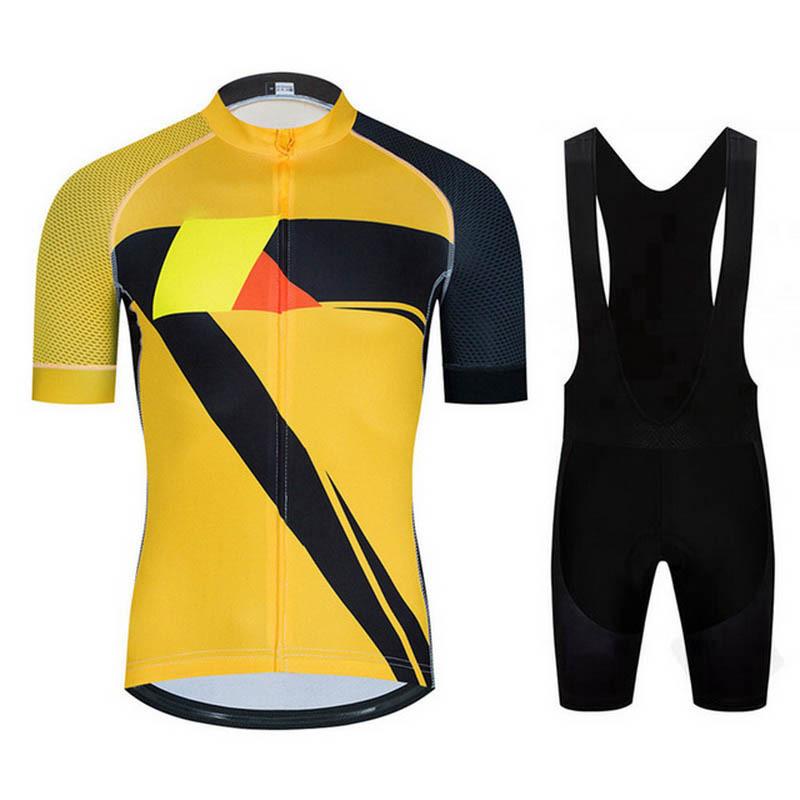 Foreign Trade Factory Bicycle Cycling Suit POLO Shirt Team Sweater Racing Suit Cycling Quick Drying Road Bike Short Sleeve
