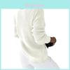 Womens Knit Sweater With Solid Color Design For Casual Office Comfort