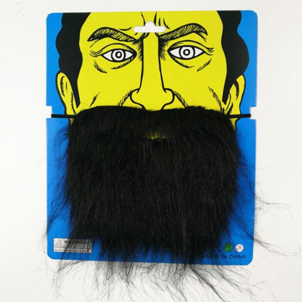 Funny Realistic Fake Beard Halloween Halloween Fake Mustache Photobooth Props   Prom