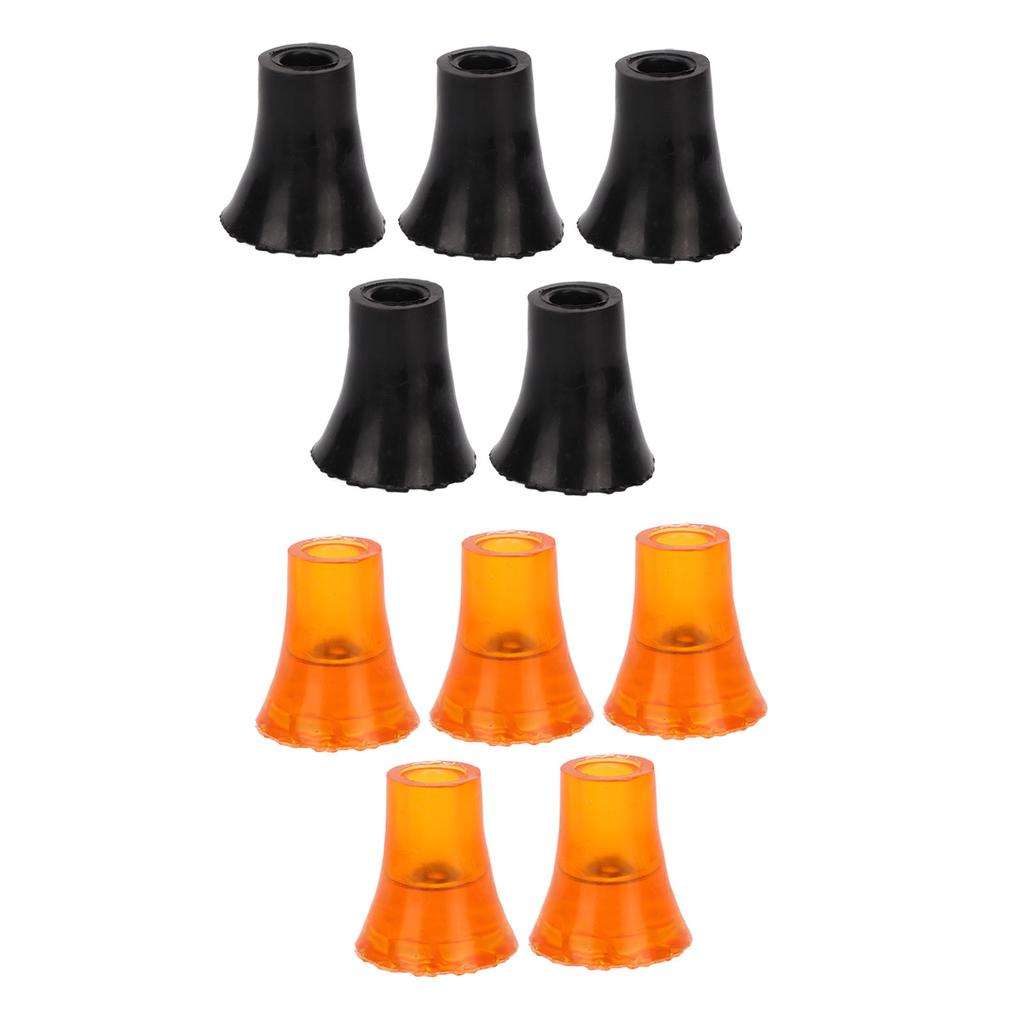 5pcs 19mm Crutch Tips Prevent Slipping Soft Thicken Rubber Walking Canes Replacement Tips