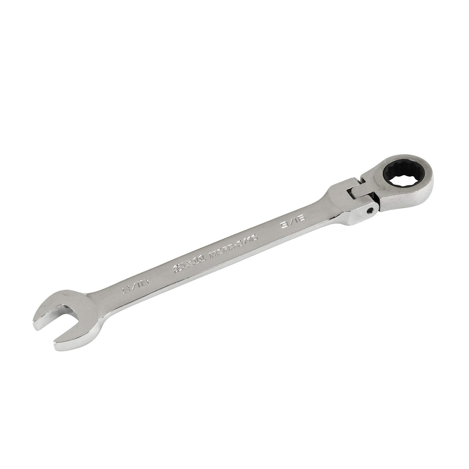 SK11 Geartech Flex Ratchet Swivel Head inch (SK11) Wrench, Type, 9/16 MSFR-9/16 серый