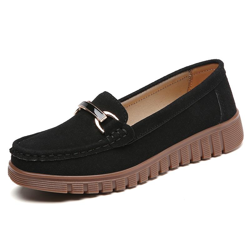 Women Comfort Minimalist Casual Flat Nurse Loafers Walking Summer Maternity Shoes