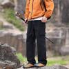 Fengmao Men's Casual Multi-Pocket Straight-Leg Cargo Pants