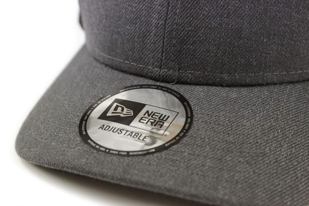 New Era Trucker Cap Low Profile Snapback In Heather Graphite/Black