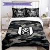Set Lenzuola Fulham Calcio Stampato 3 Pezzi, Comodo Set Copripiumino per Camera da Letto Amico della Pelle