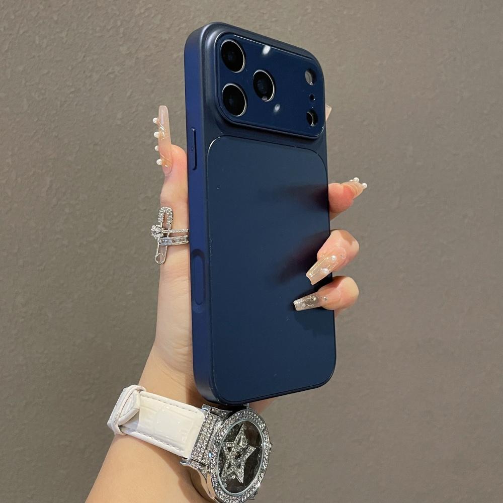 Luxury Hard Acrylic Matte Armor Case for iPhone 17 Air 16 15 14 13 Pro Max 17pro Plain Color Protective Bumper Cover