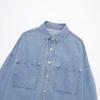 2025 Autumn European American Style Denim Shirt Jacket