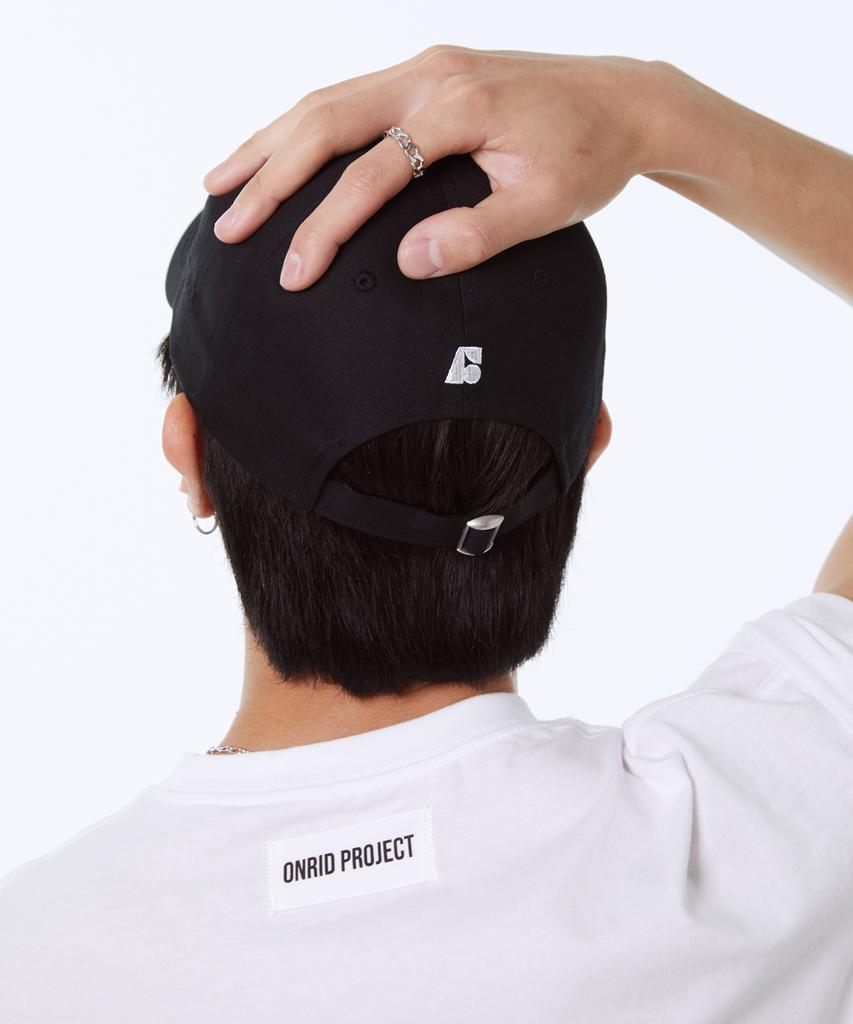 ONRIDPROJECT Applique Twill Logo Ball Cap - Black