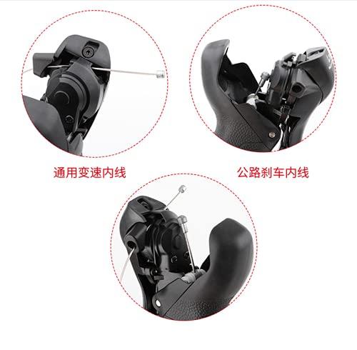 MicroNEW Dual Control Shifter Lever, 2*7/3*7/3*8/3*9 Speed Trip Shifter, Road Bike Derailleur Compatible with Shimano STI Lever Sets (2*7 14S)