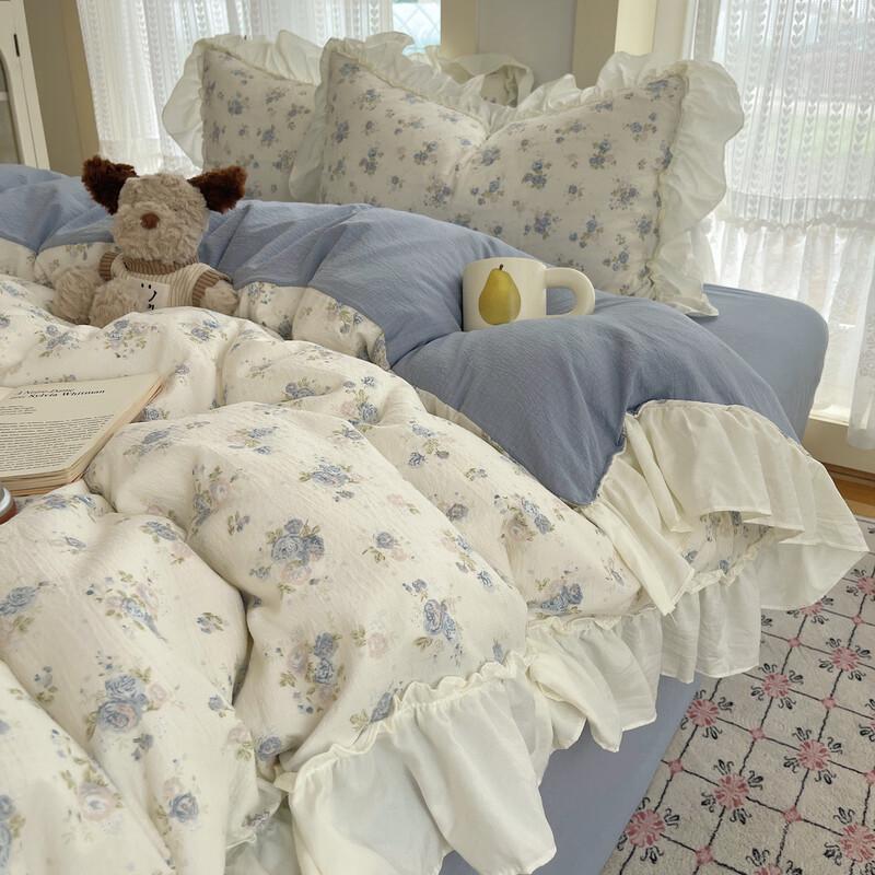 Brangdy Korean Style Four-Season Quilt Cover Set