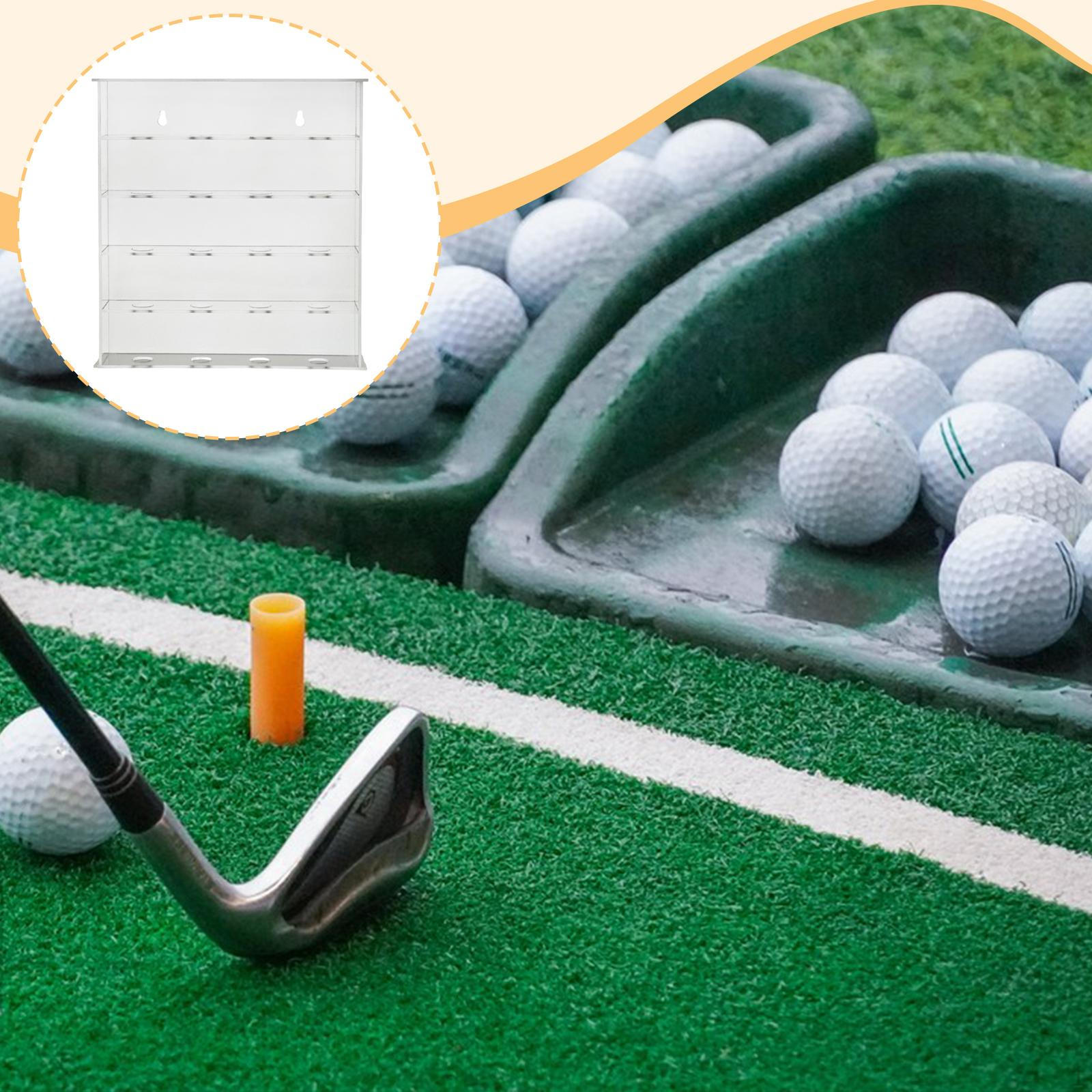 

Дисплей для гольф-мячей Оборудование Подставка для клюшек Теннисный подарок для энтузиастов No Lid for 20 Ball